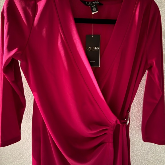 Ralph Lauren Elegant Pink Wrap Top Brand New Sold Out in Stores Retails for 102$ - Picture 13 of 17